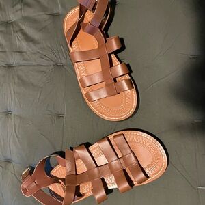 Zara Brown Sandals